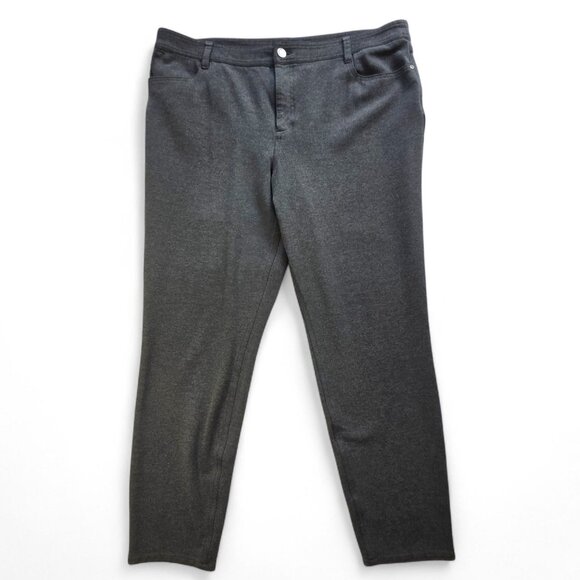 Talbots Womens Gray Slim Fit Pants 5-Button Stretch Size 16 - Picture 3 of 14